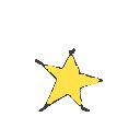 信楽たぬき の絵: ほし
