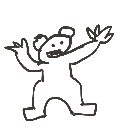 ちん の絵: くま