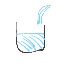 かな の絵: みず