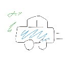 きのゆき の絵: くるま