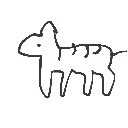 りつ の絵: しまうま