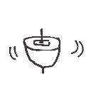 ちー の絵: こま