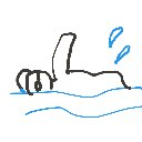 ちー の絵: ぷーる