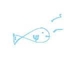 かきのき の絵: めだか