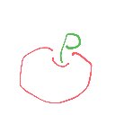 たまね の絵: りんご