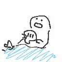 めい の絵: らっこ
