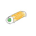 ゆき の絵: ちくわ