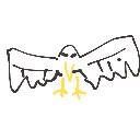 きーちゃん の絵: わし