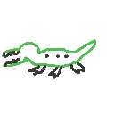 やはり天才だった の絵: わに