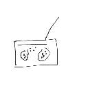 たわけ の絵: らじお