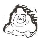 なつき•ᴗ•𝜗 の絵: ごりら