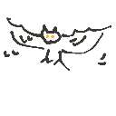 mono の絵: こうもり