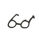 ひと の絵: めがね