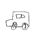 ひと の絵: くるま