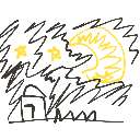 たつや の絵: よる