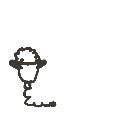 ふくん の絵: ひつじ