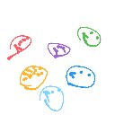 かまぽこ の絵: ぐみ