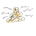 えだまめ の絵: うんこ