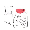 みそは美味しいぞ の絵: くすり