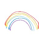 ゆうなぷん の絵: にじ