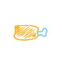 ののちゅん の絵: にく