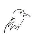 ゆうなぷん の絵: からす