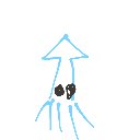 儚くて消えそう女のみ の絵: いか