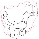 謎のカメルーン人 の絵: しまうま