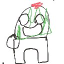 謎のカメルーン人 の絵: すぱいく