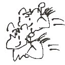とまお の絵: けいば