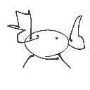 げいおでふ の絵: かに