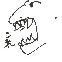 ? の絵: きば