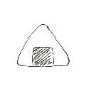 ? の絵: おにぎり