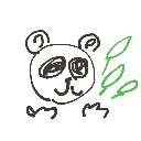 きき の絵: ぱんだ