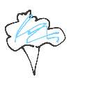 ゆきこ の絵: わたあめ