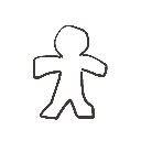 ああ の絵: ひと