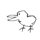 あづみ の絵: からす