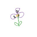 うんこ の絵: すみれ