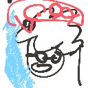 みねかすよしの の絵: あらら