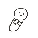 ひな の絵: らっこ