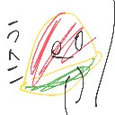 ? の絵: すいた