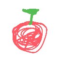 (｡ᵕᴗᵕ｡) の絵: りんご