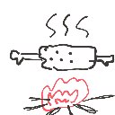 蟹光線 の絵: にく
