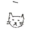 うき の絵: ねこ