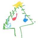 特別グッド の絵: くりすますつりー