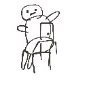 じょん の絵: いす