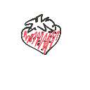 おか の絵: いちご