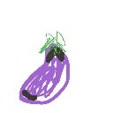 すみれ の絵: なす