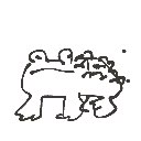 あひゃ の絵: ひきがえる