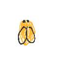 お、おう の絵: みんみんぜみ